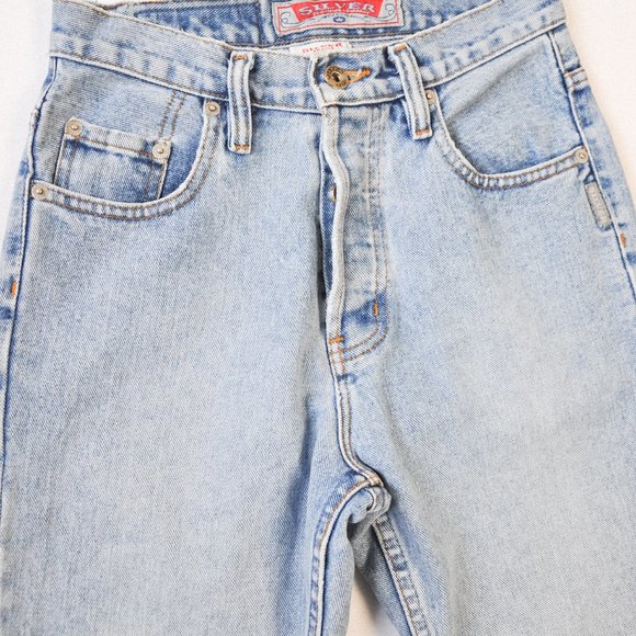Vintage Silver Denim Jeans - Picture 4 of 7